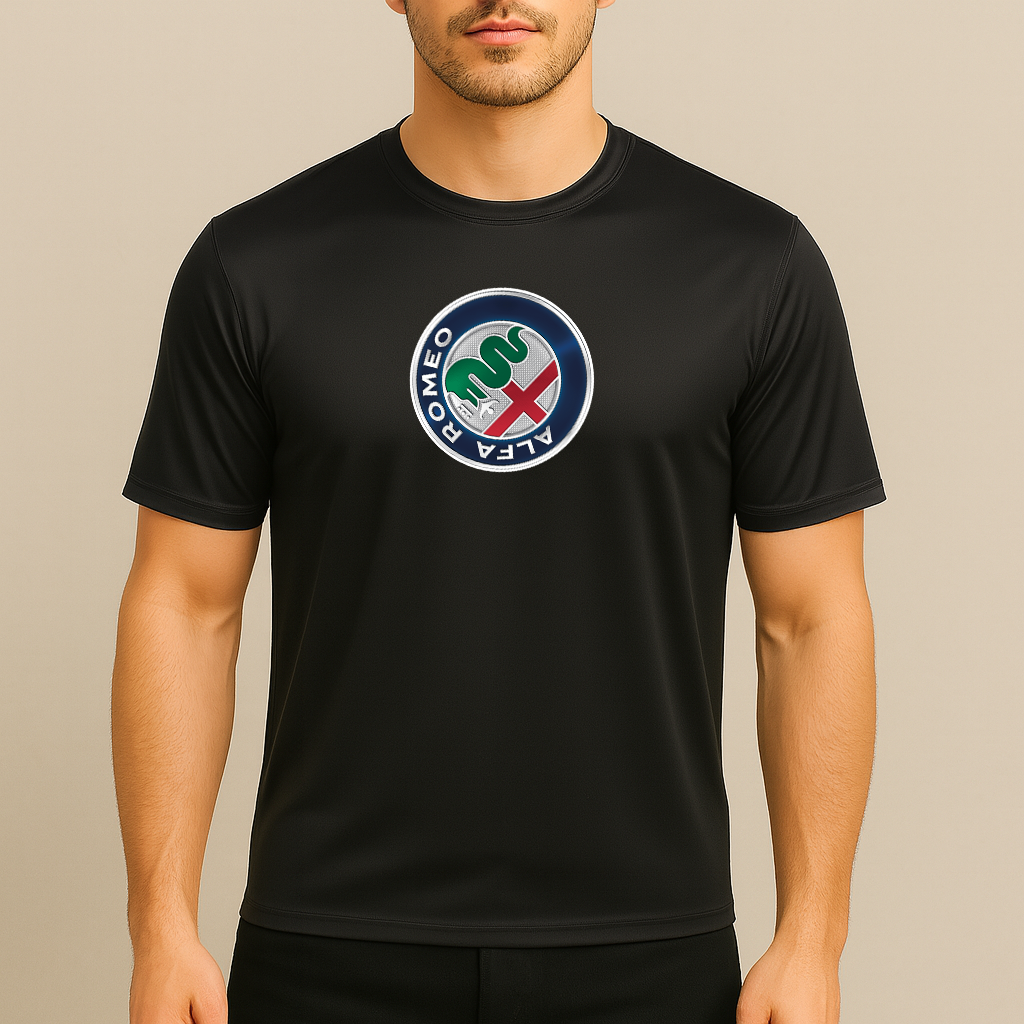 Men's Alfa Romeo Car Polyester T-Shirt
